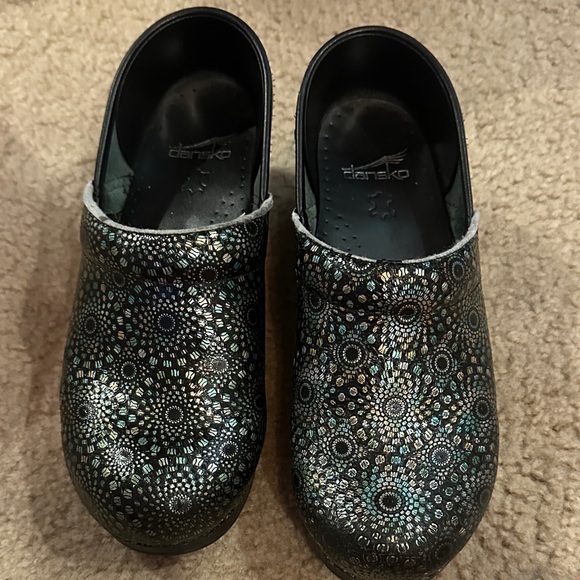 Dansko Multicolor Patterned Clogs - Picture 2 of 10